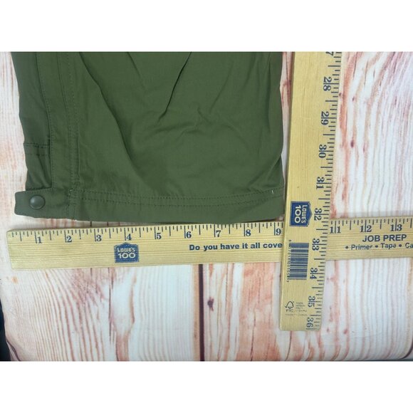 REI Co-Op Mens Convertible Cargo Pants 40 X 32 Olive Green Nylon Blend - Picture 8 of 8